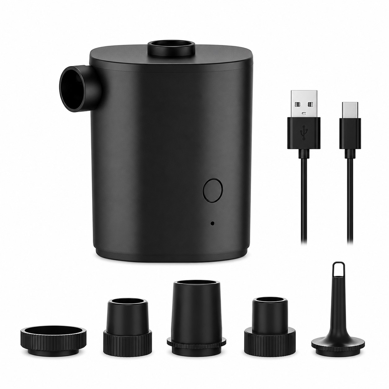 Compact ABS Portable Air Pump — view 2