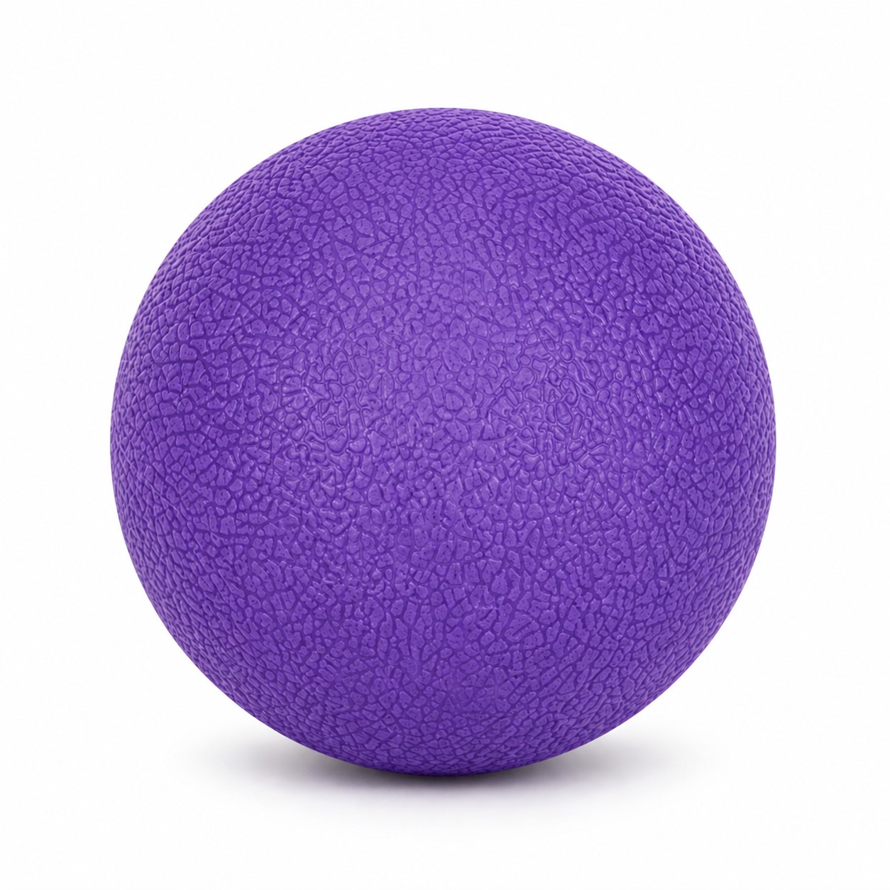 Compact Plastic Massage Ball — Purple