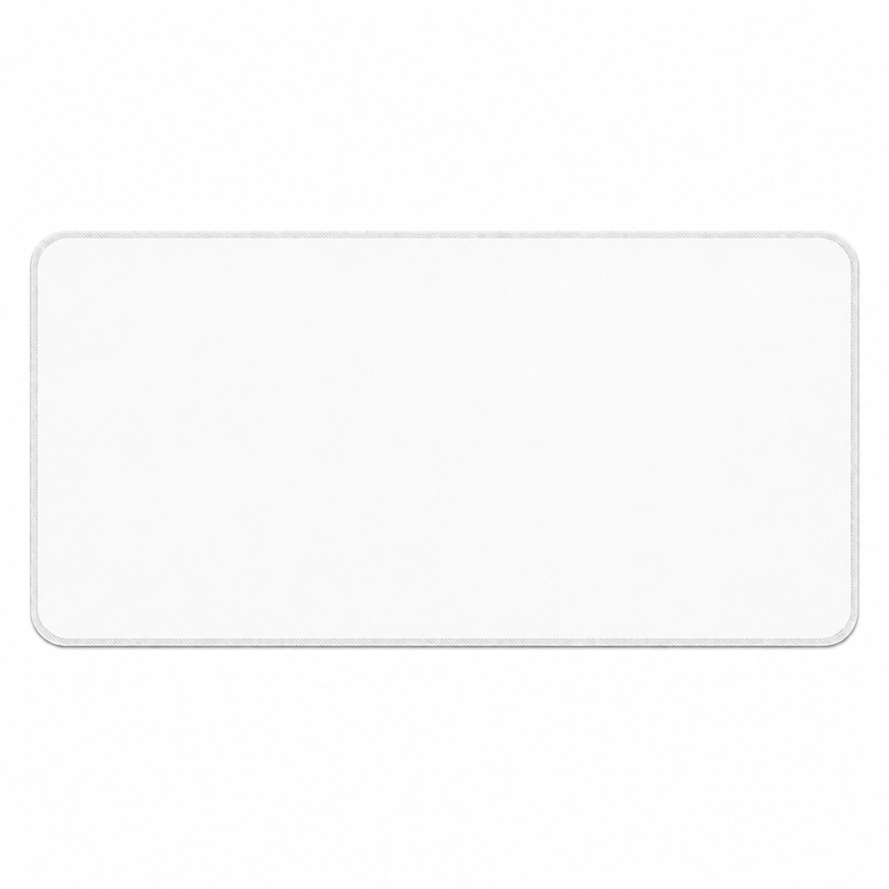 Large Fabric Counter Mat — Clear White