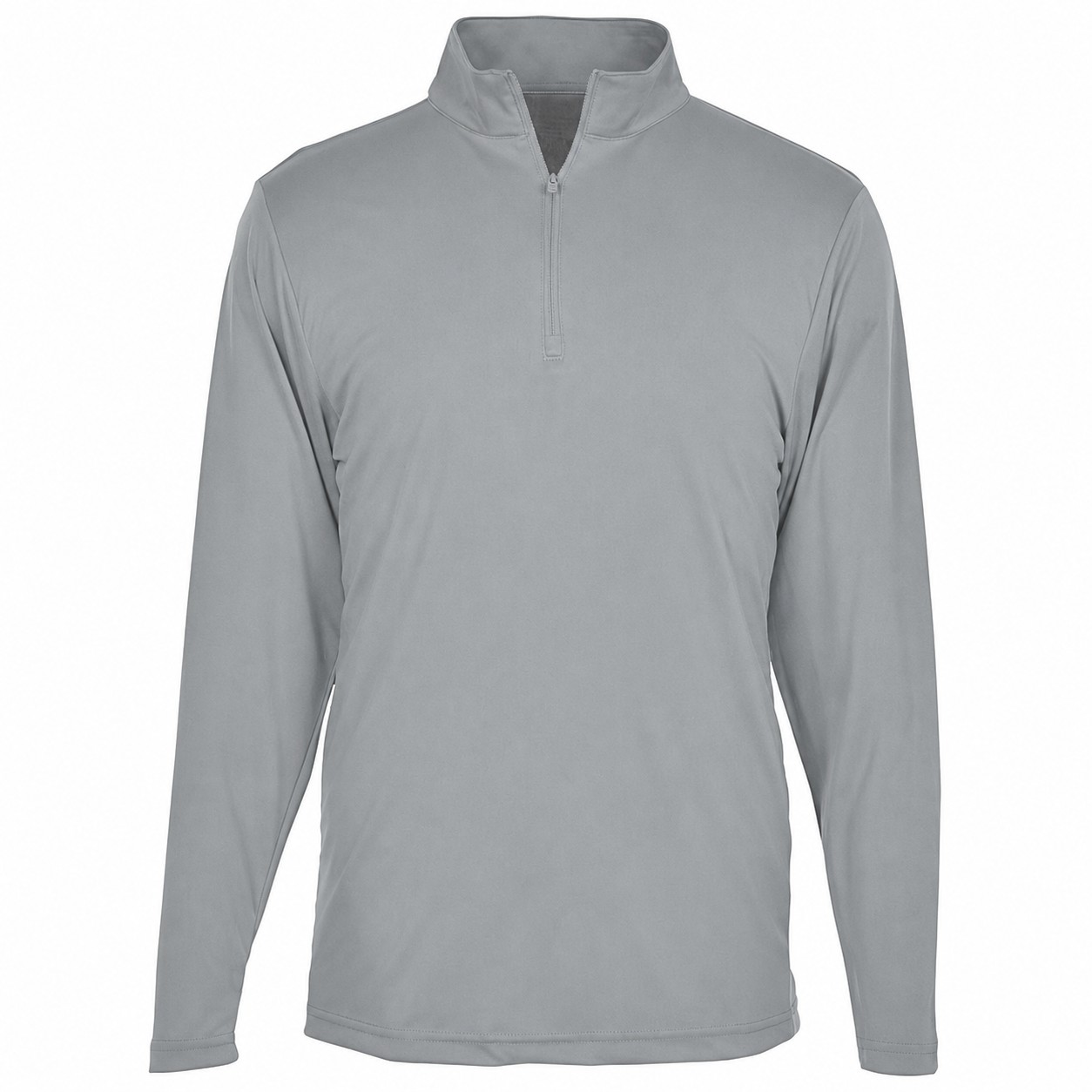 Cotton Quarter Zip Team Shirt — view 2