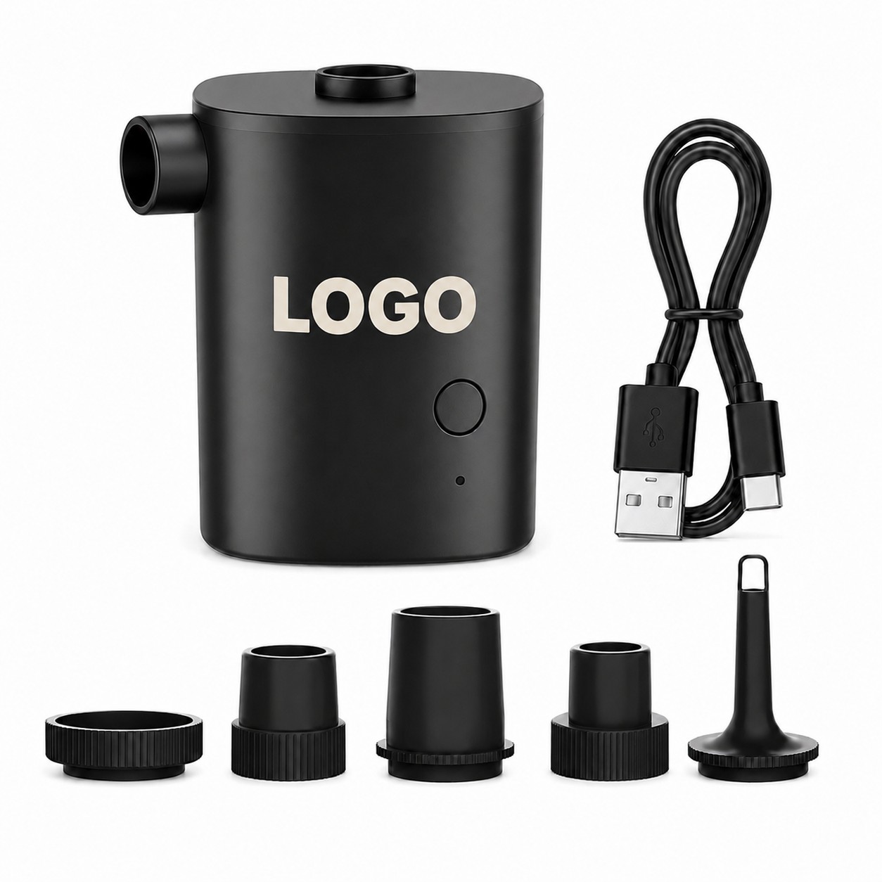 Compact ABS Air Pump With Five Nozzles