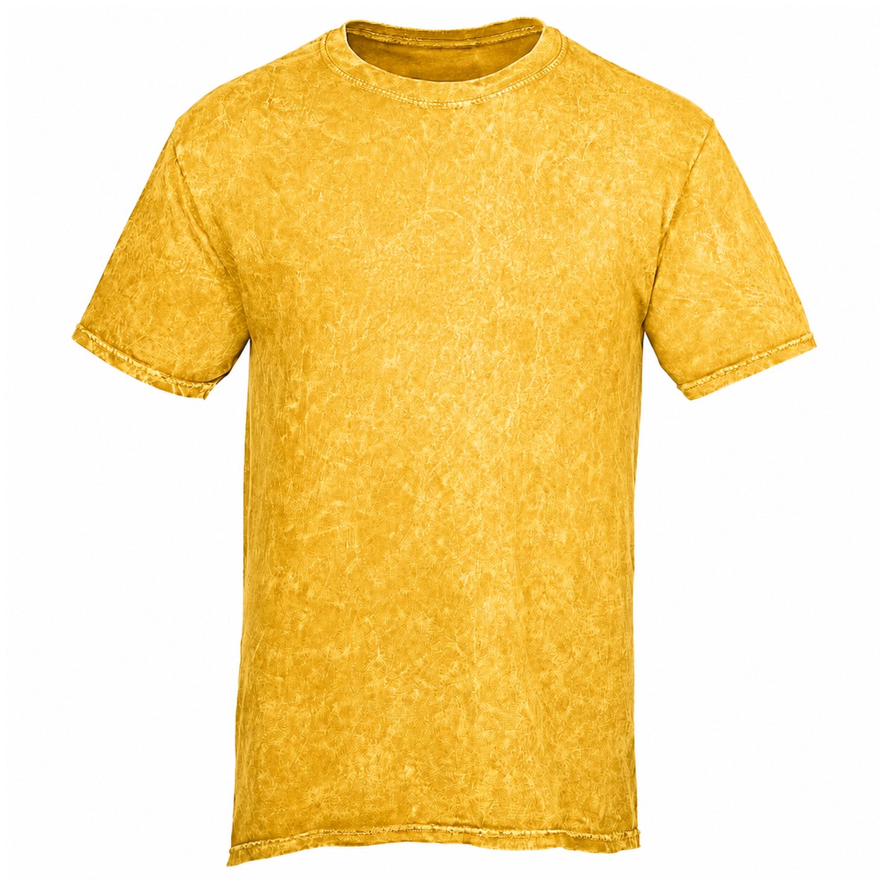 Vintage Wash Cotton Tie Dye Shirt — Yellow