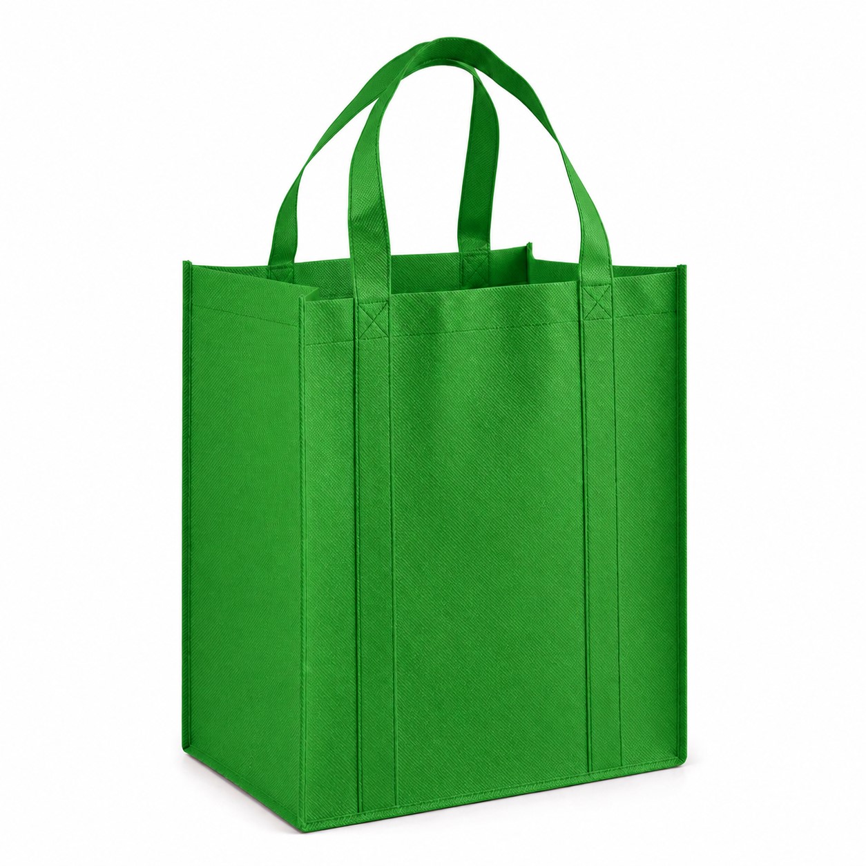 Reinforced Polypropylene Shopping Tote — Green