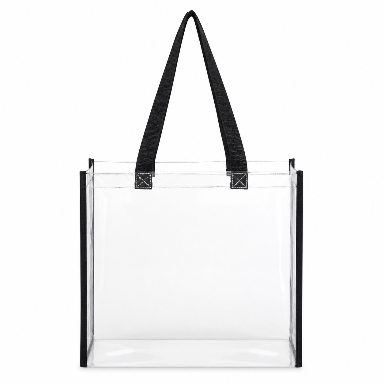 Clear PVC Open Top Event Tote — view 2