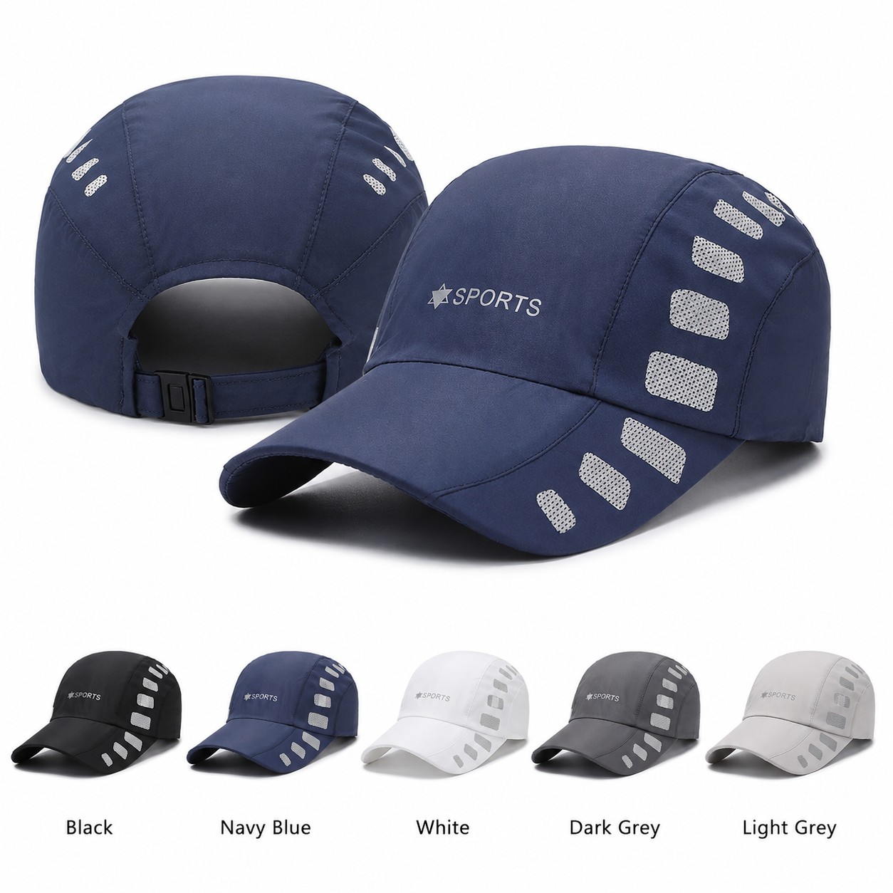 Vented Polyester Running Cap