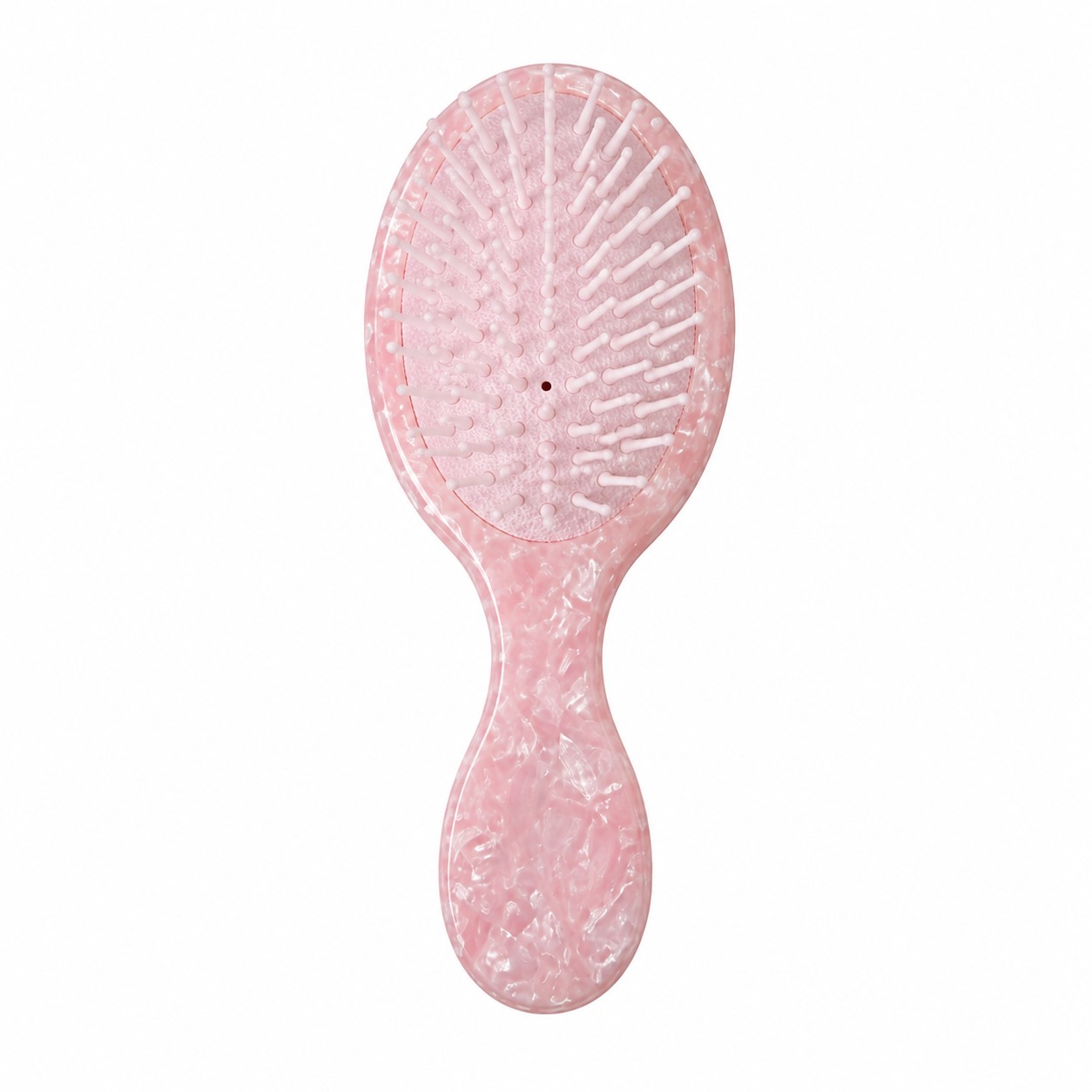 Oval Acetate Cushion Detangling Hair Brush — view 2