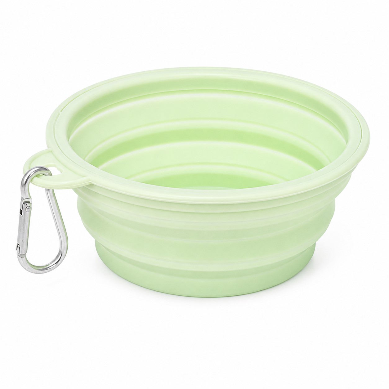 Foldable PP TPE Pet Bowl With Carabiner — view 2