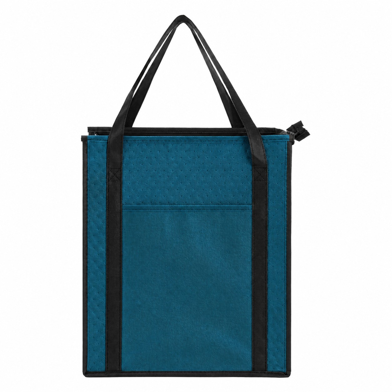 Zippered Storage Cooler Tote — Teal Blue