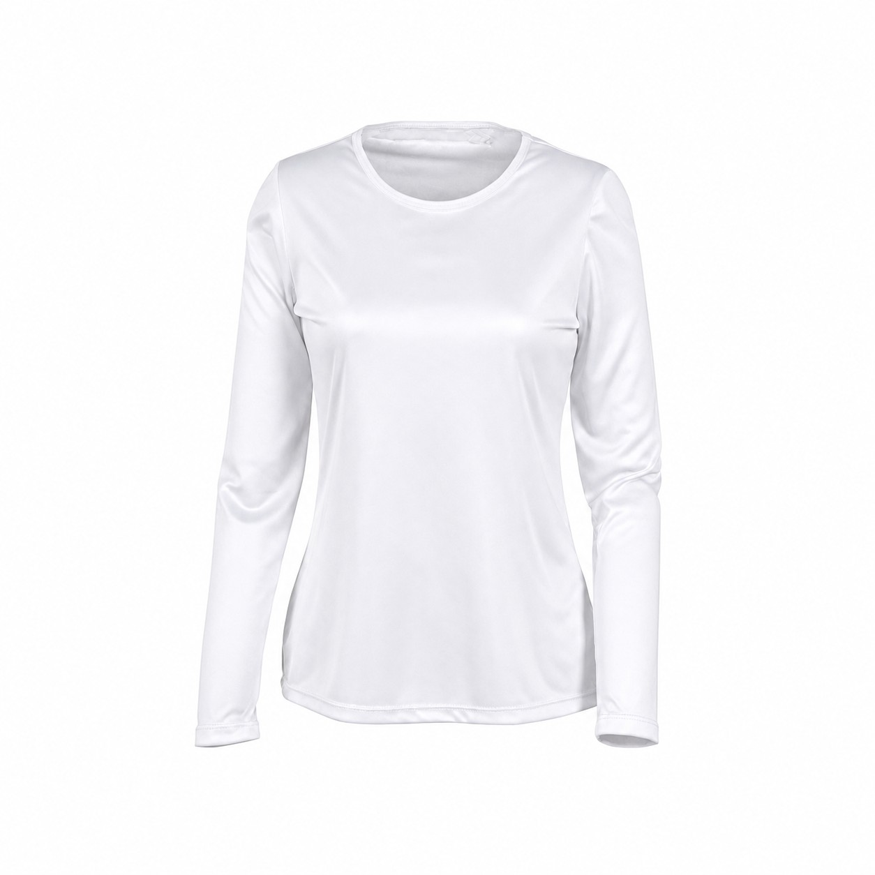 Ladies Recycled Polyester Cooling Tee — White