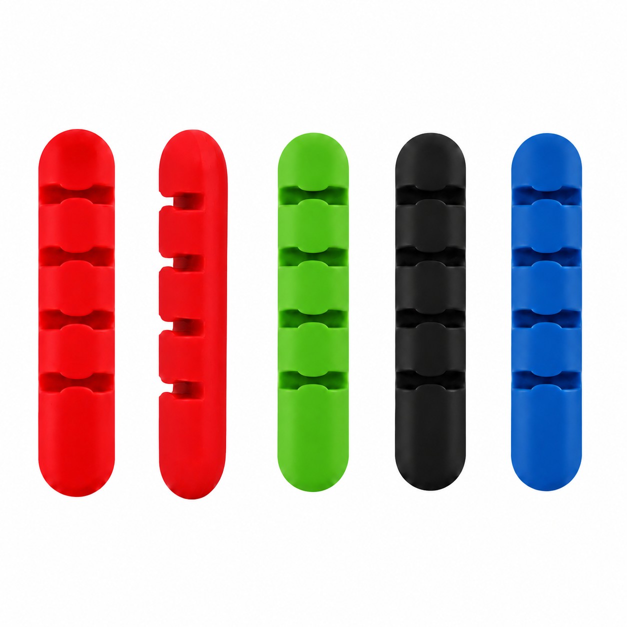Five Slot Silicone Cable Organizer