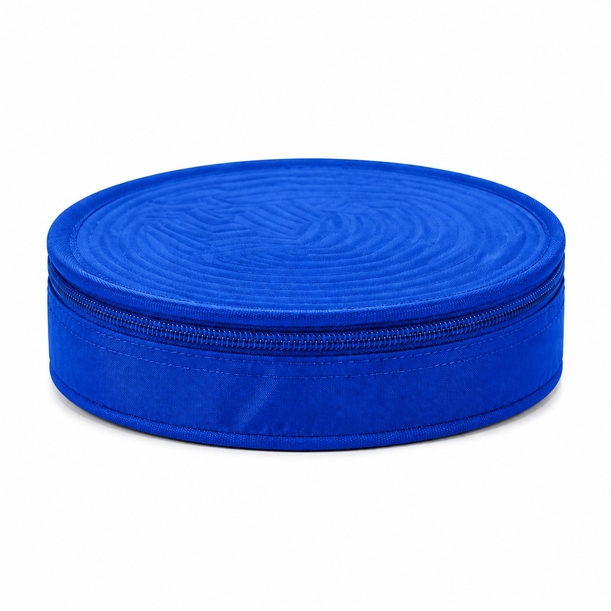 Four Section Collapsible Plastic Cup — Blue
