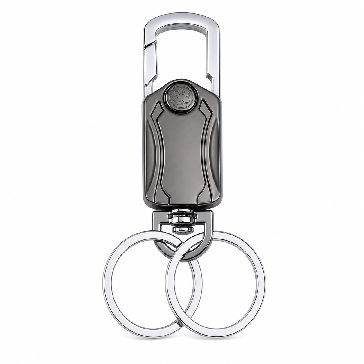 Metal Spinner Keychain With Bottle Opener Stand — view 2