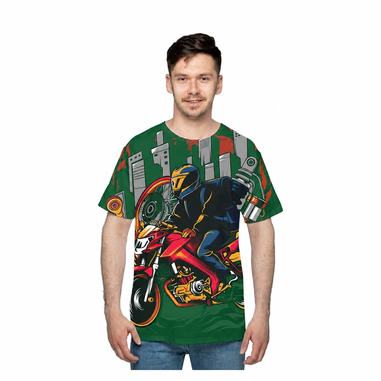 Short Sleeve Fit T-Shirt — Green