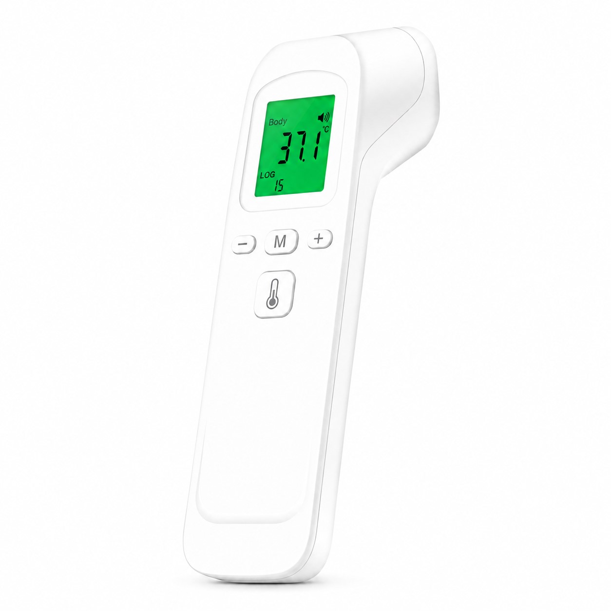 No Contact Digital Thermometer — White