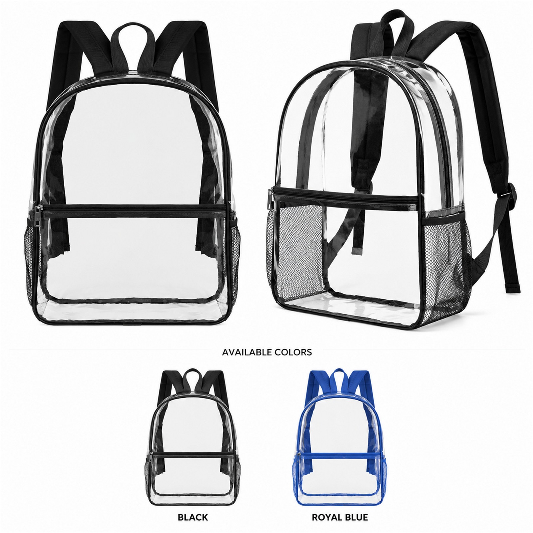 PVC Front Pocket Backpack
