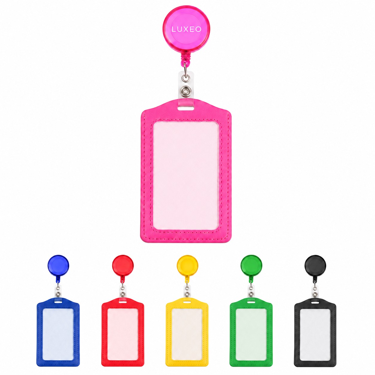 Waterproof ABS Badge Card Holder With Retractable Reel