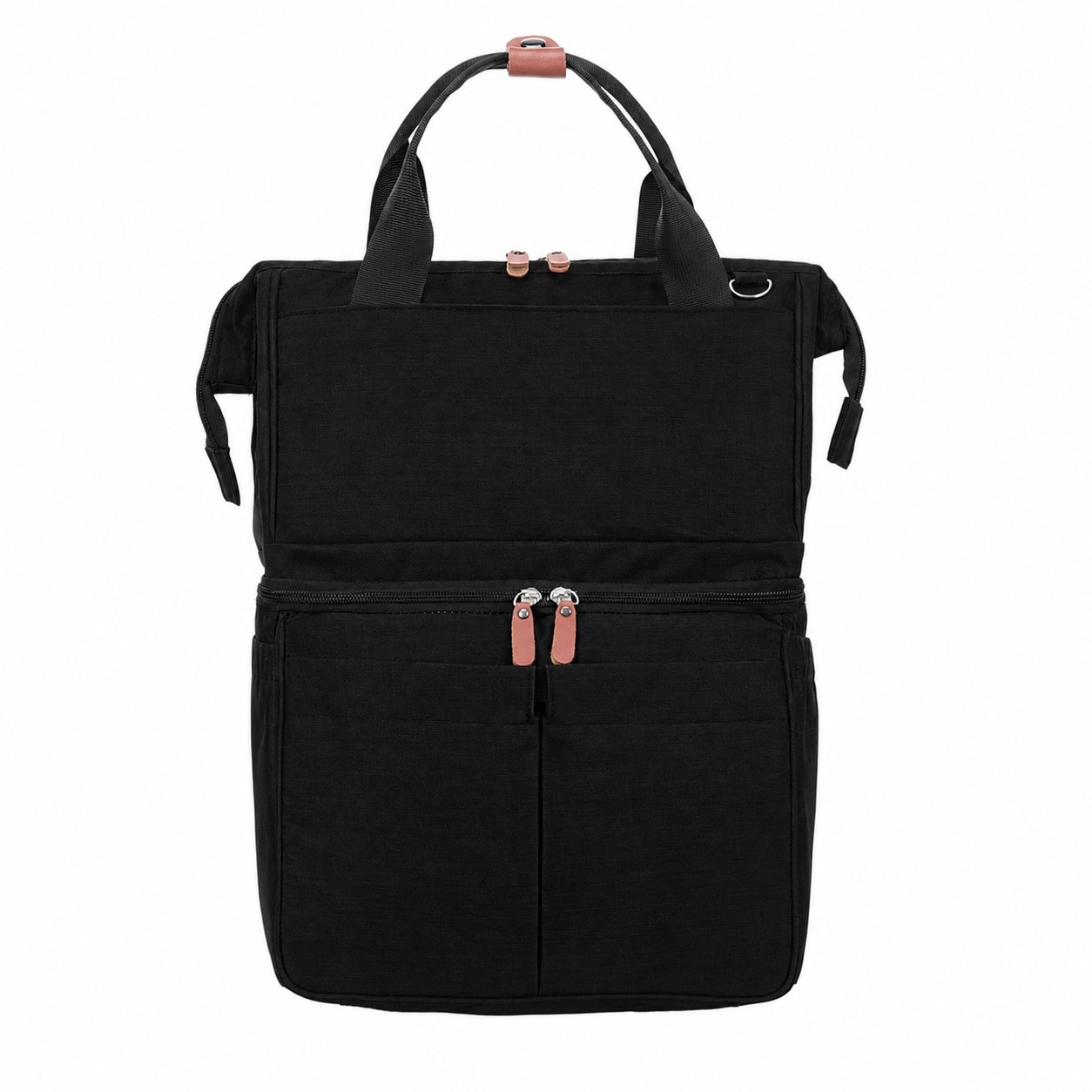300D Polyester Backpack Cooler — Black