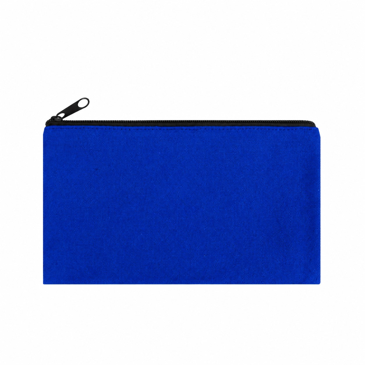 Zippered Storage Canvas Makeup Bag — Royal Blue