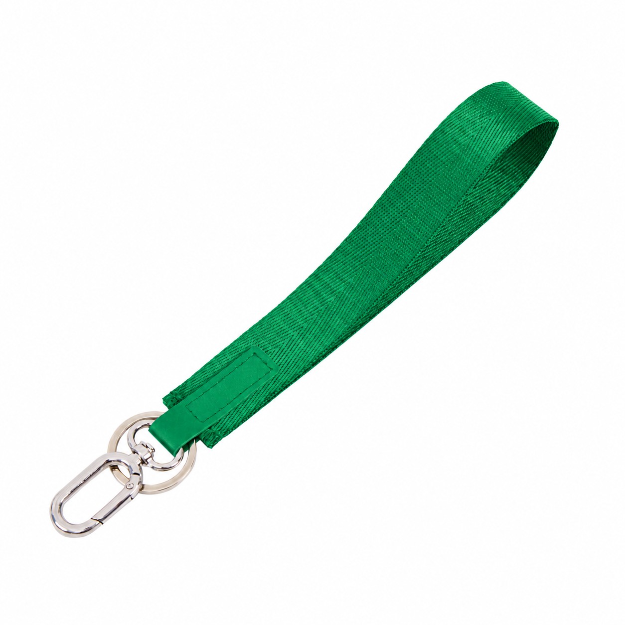 Nylon Keychain Wrist Lanyard — Green