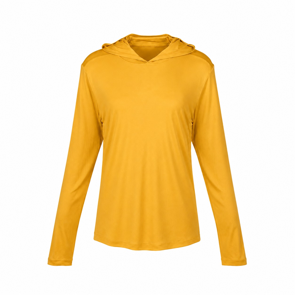 Polyester Hooded Sun Shirt — Gold