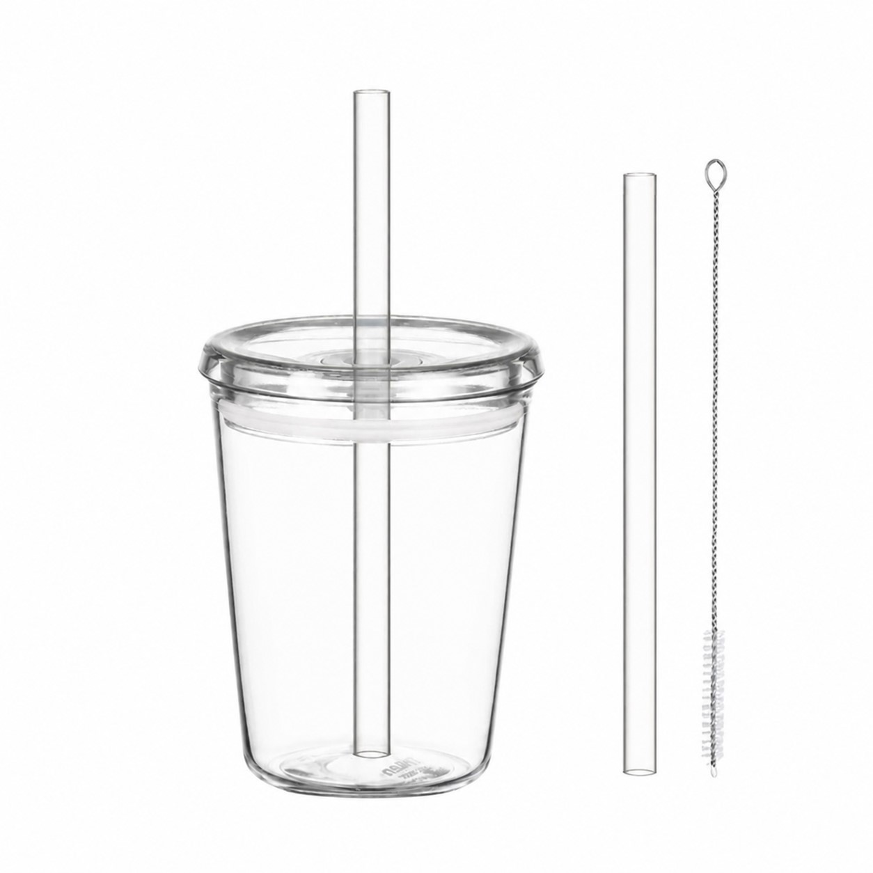 12 Oz Tritan Coffee Cup With Straw — view 2