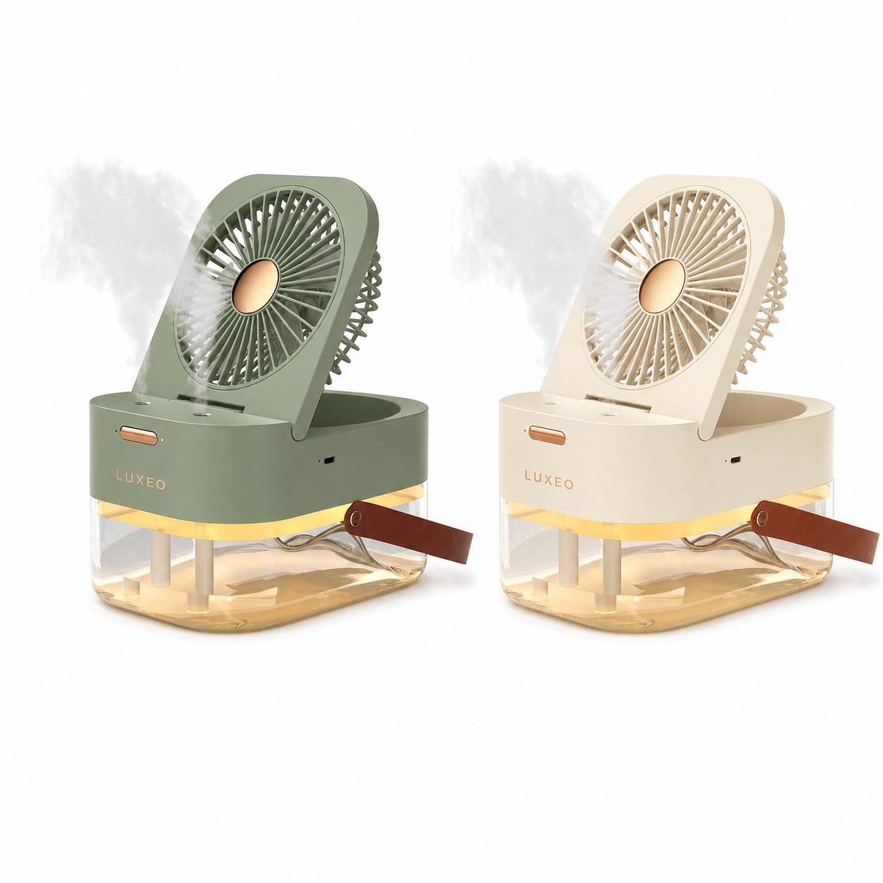 Rechargeable Foldable Mist Spray Fan