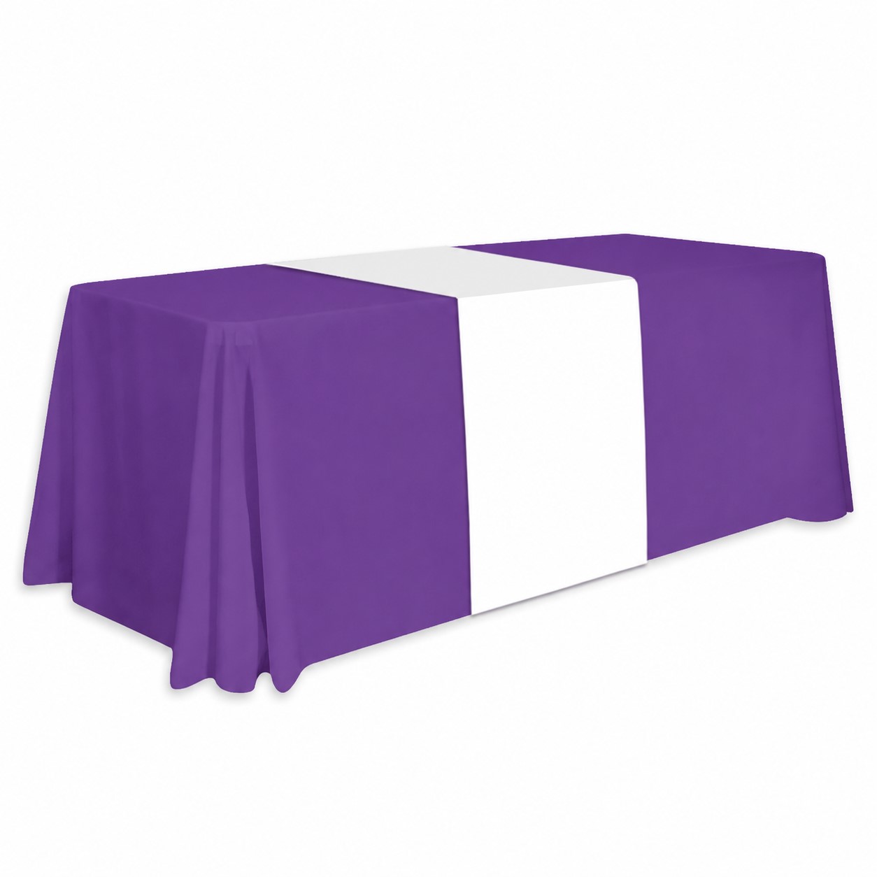 Thirty-Inch Polyester Table Runner — Purple