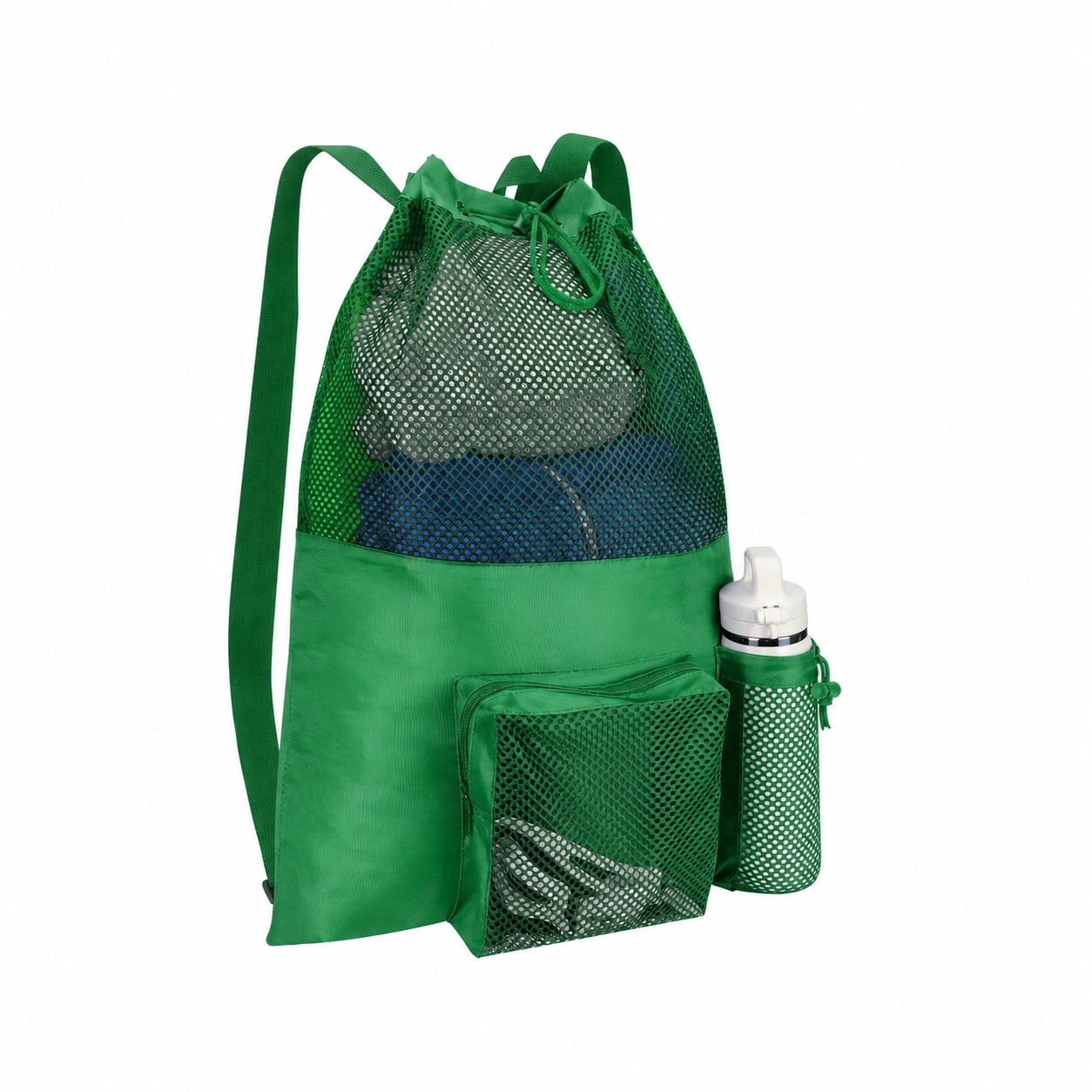 RPET Non-Woven Roomy Backpack — Green