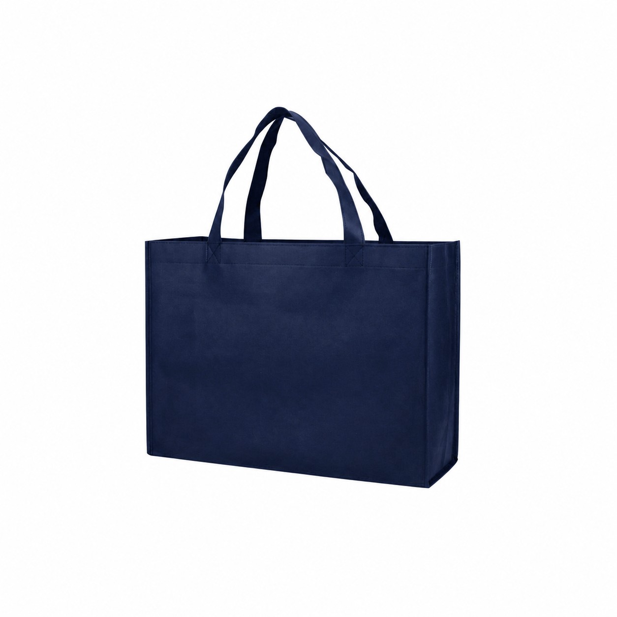 80GSM Non-Woven Shopping Tote Bag — Navy Blue