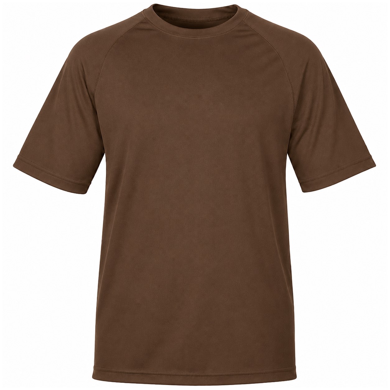 Ladies Recycled Polyester Half Zip Pullover — Brown