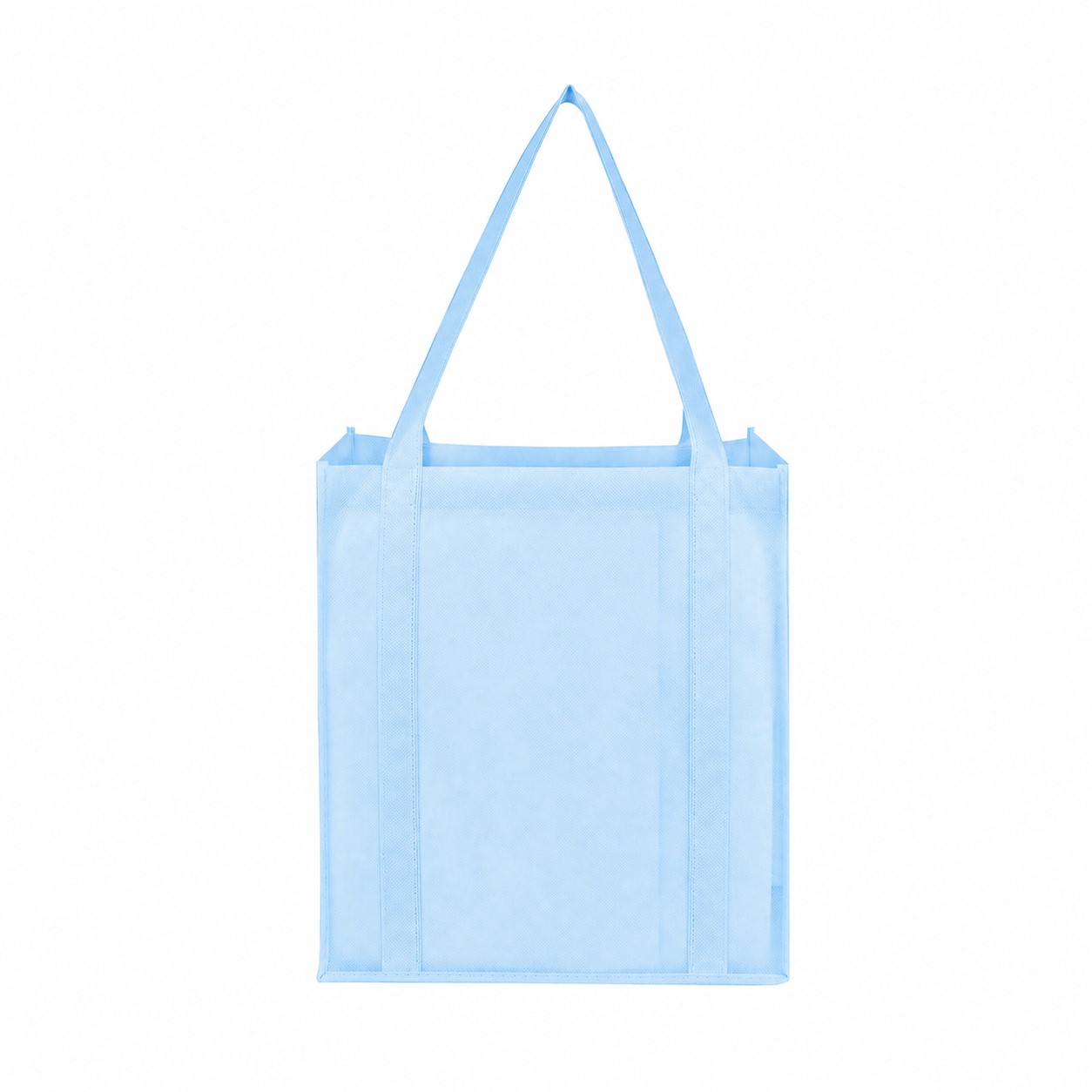 Grocery Reinforced Handles Tote Bag — Baby Blue