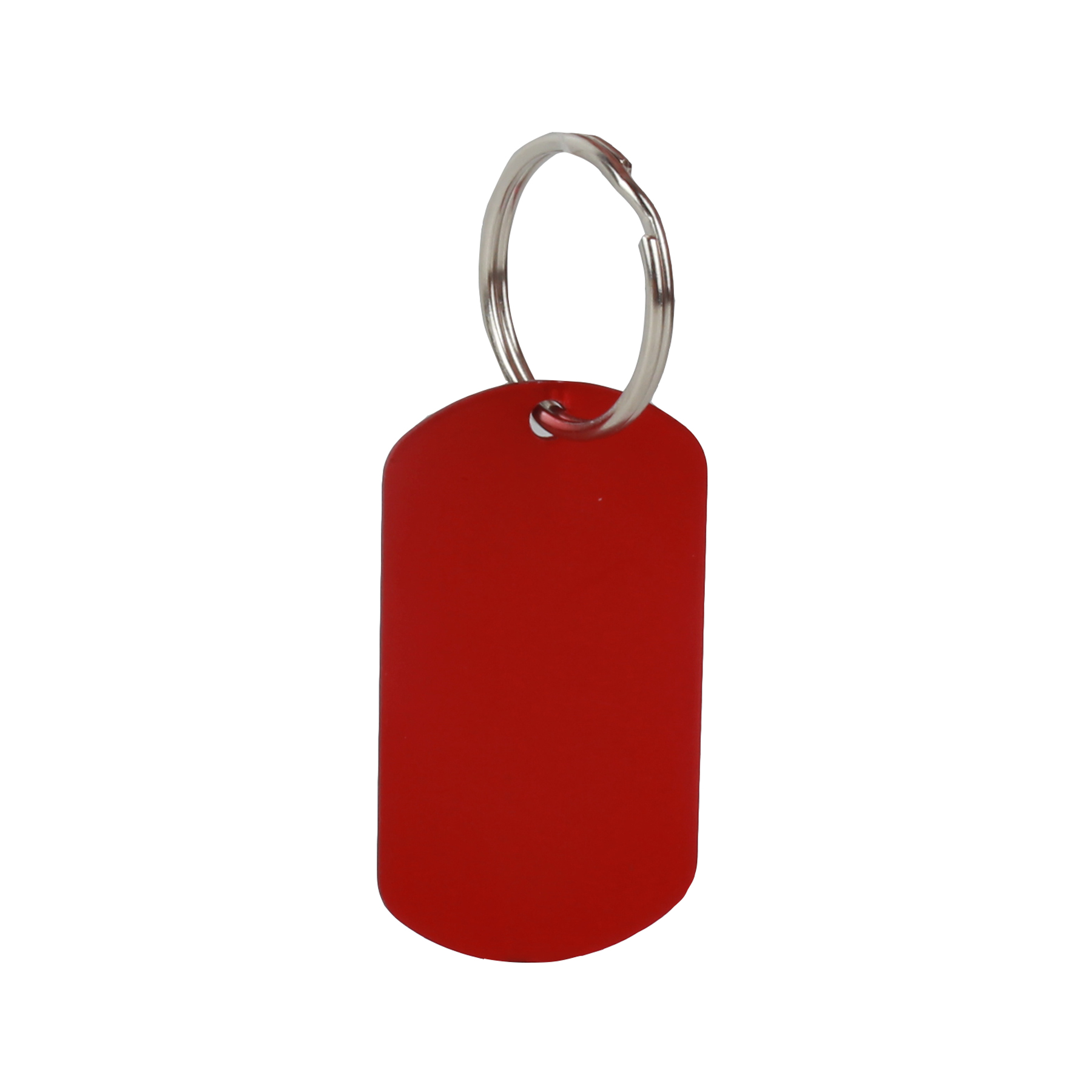 Aluminum Dog Tag Keychain — view 2