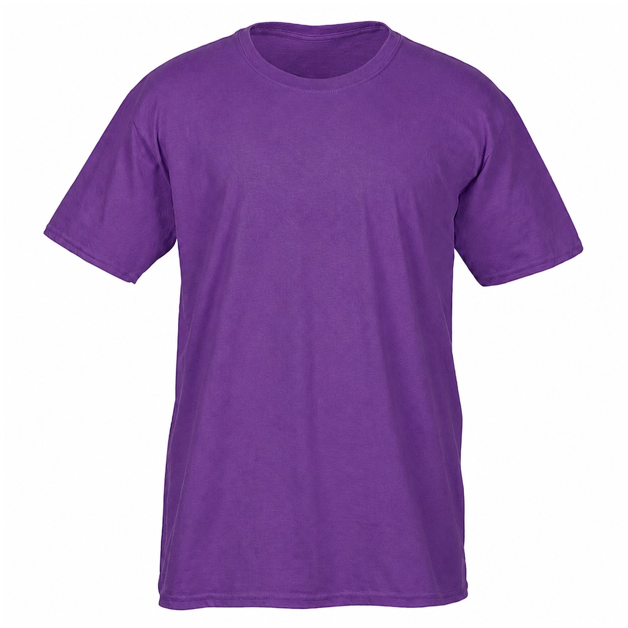 Soft Ringspun Cotton Crewneck Tee — Purple