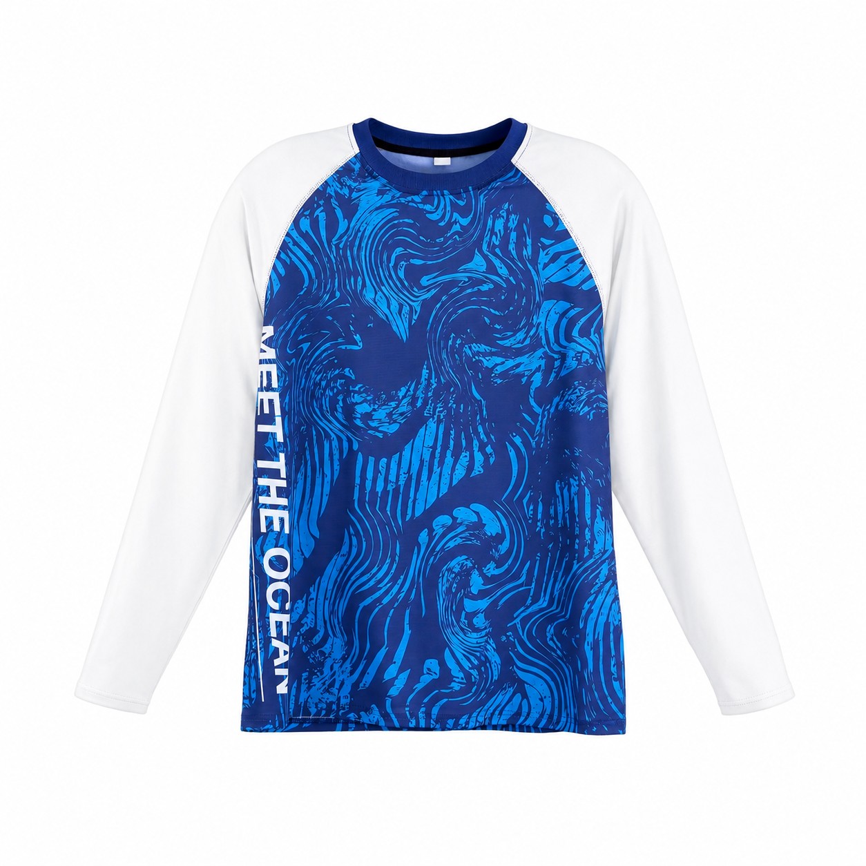 Unisex Long-Sleeve Fishing Shirt — Clear White