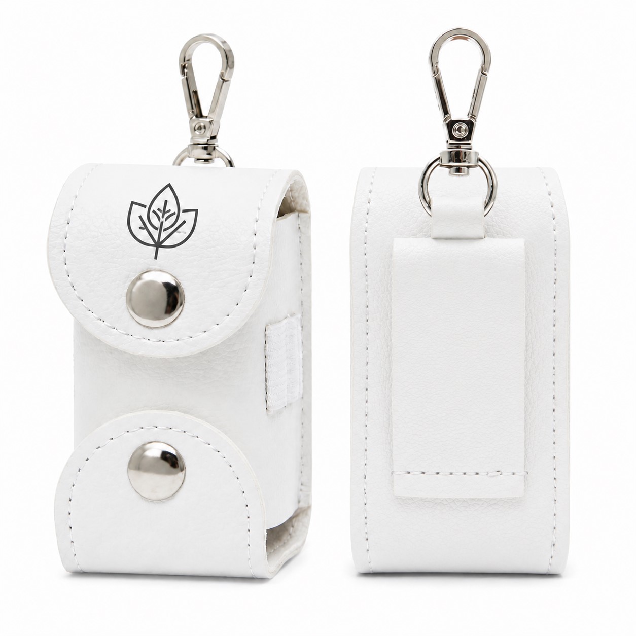 Compact Faux Leather Golf Accessory Pouch