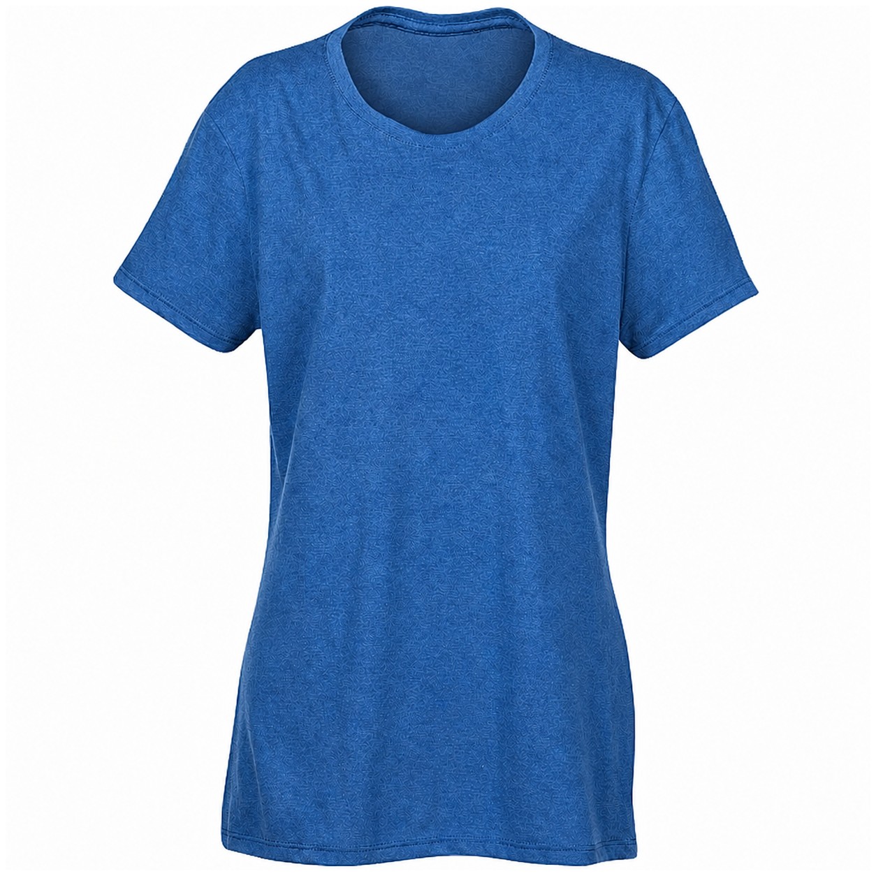 Ladies' Tri-Blend Short-Sleeve Tee — Blue