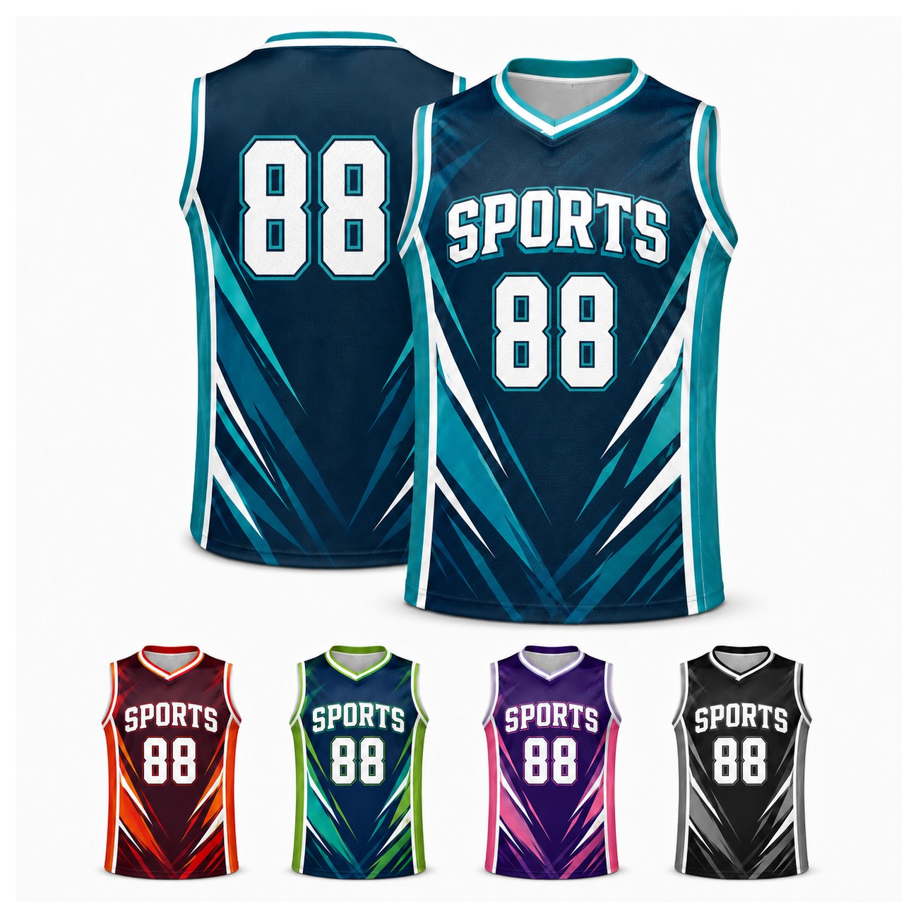 Polyester Basketball Team Jersey