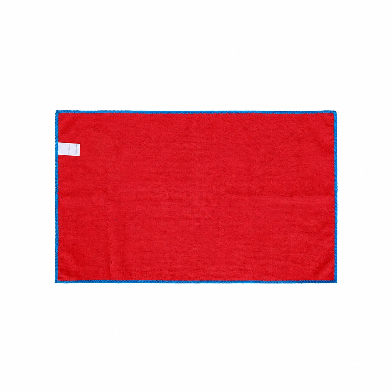 Microfiber Rally Towel With Stitched Edge — Red