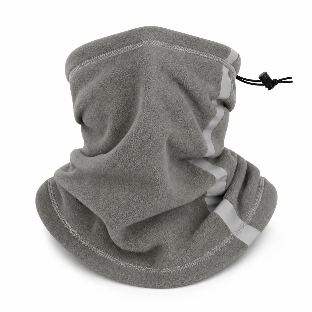 Reflective Safety Bandanna Scarf — Nickel Silver