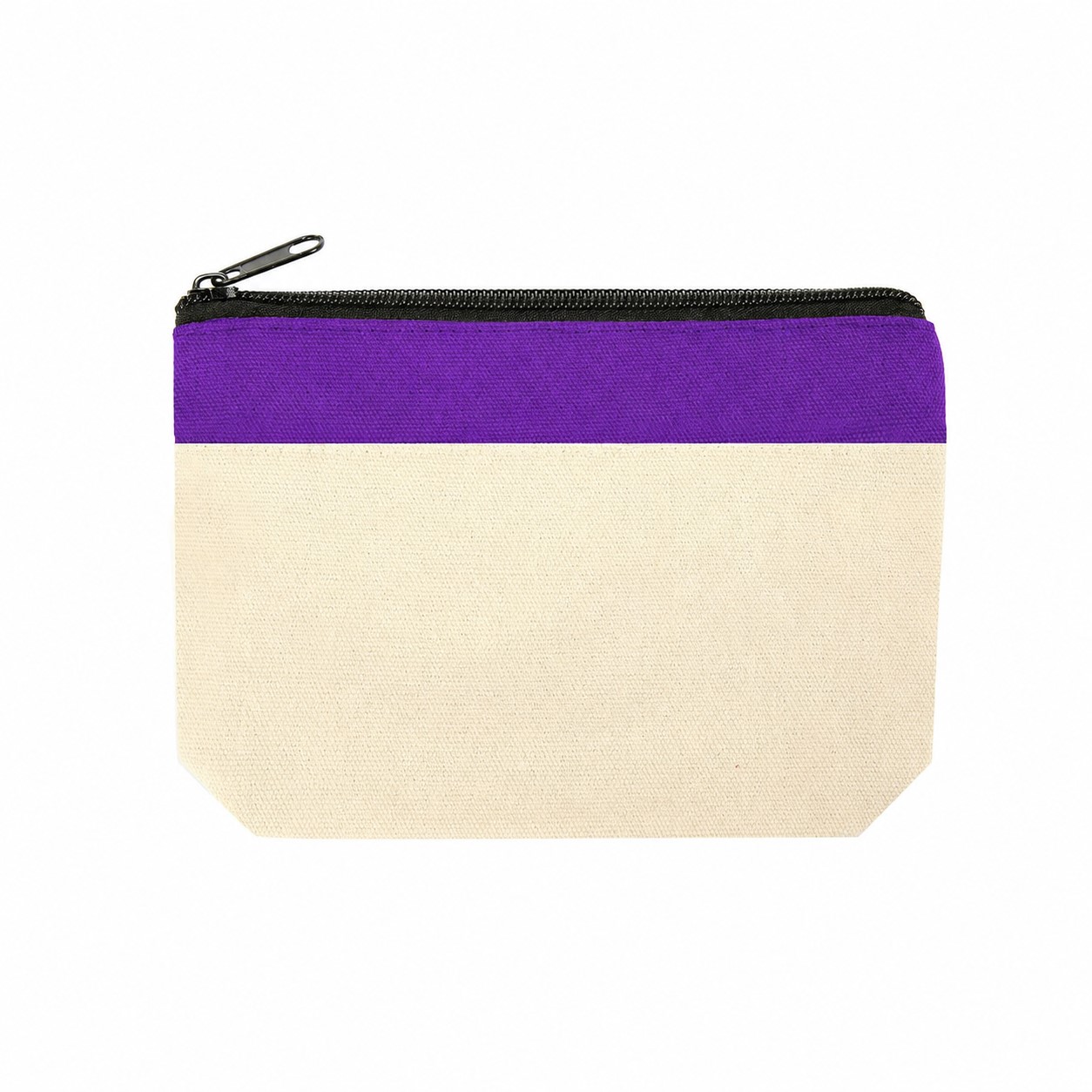 Zippered Storage Travel Pouch — Purple
