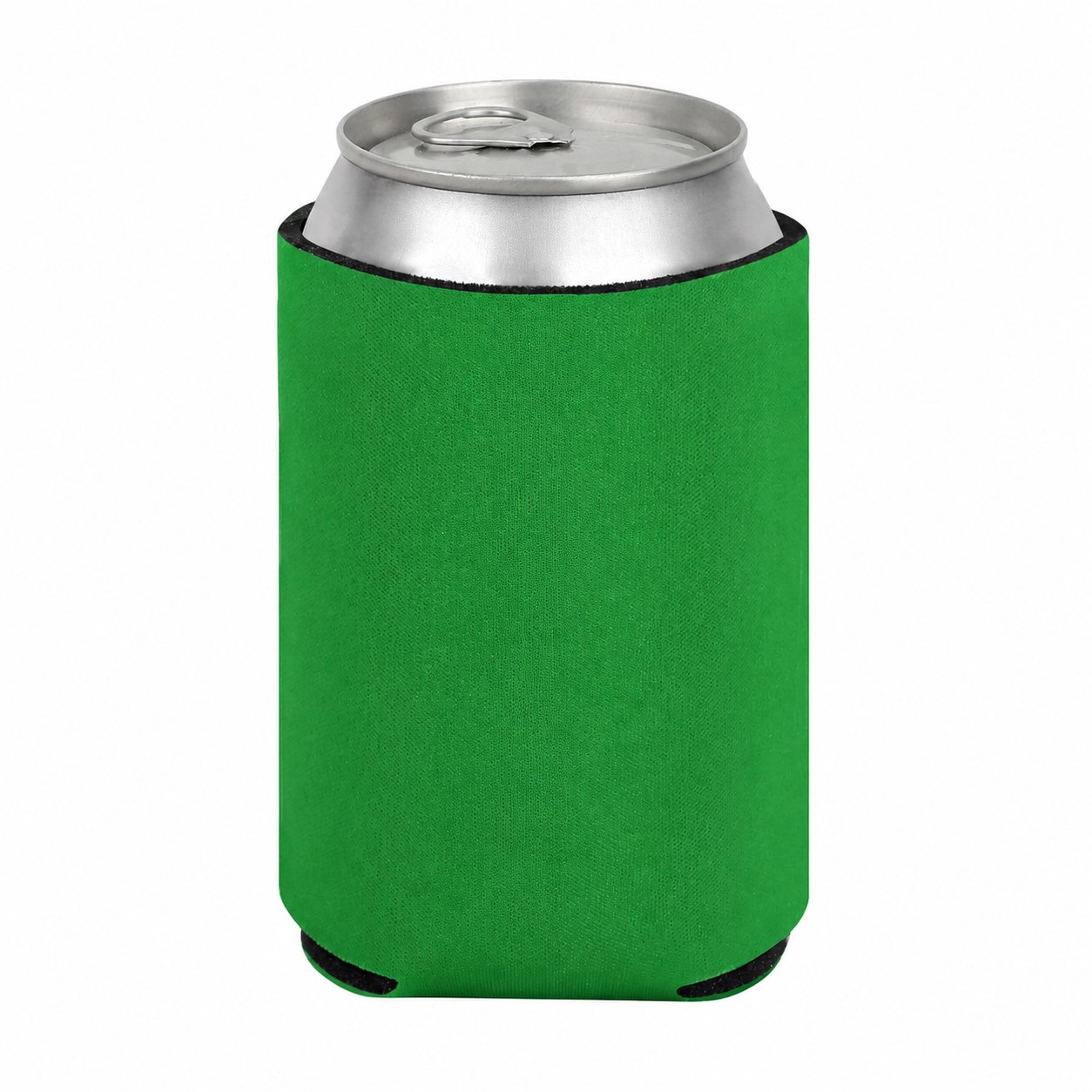 Foam Can Beverage Insulator — Green