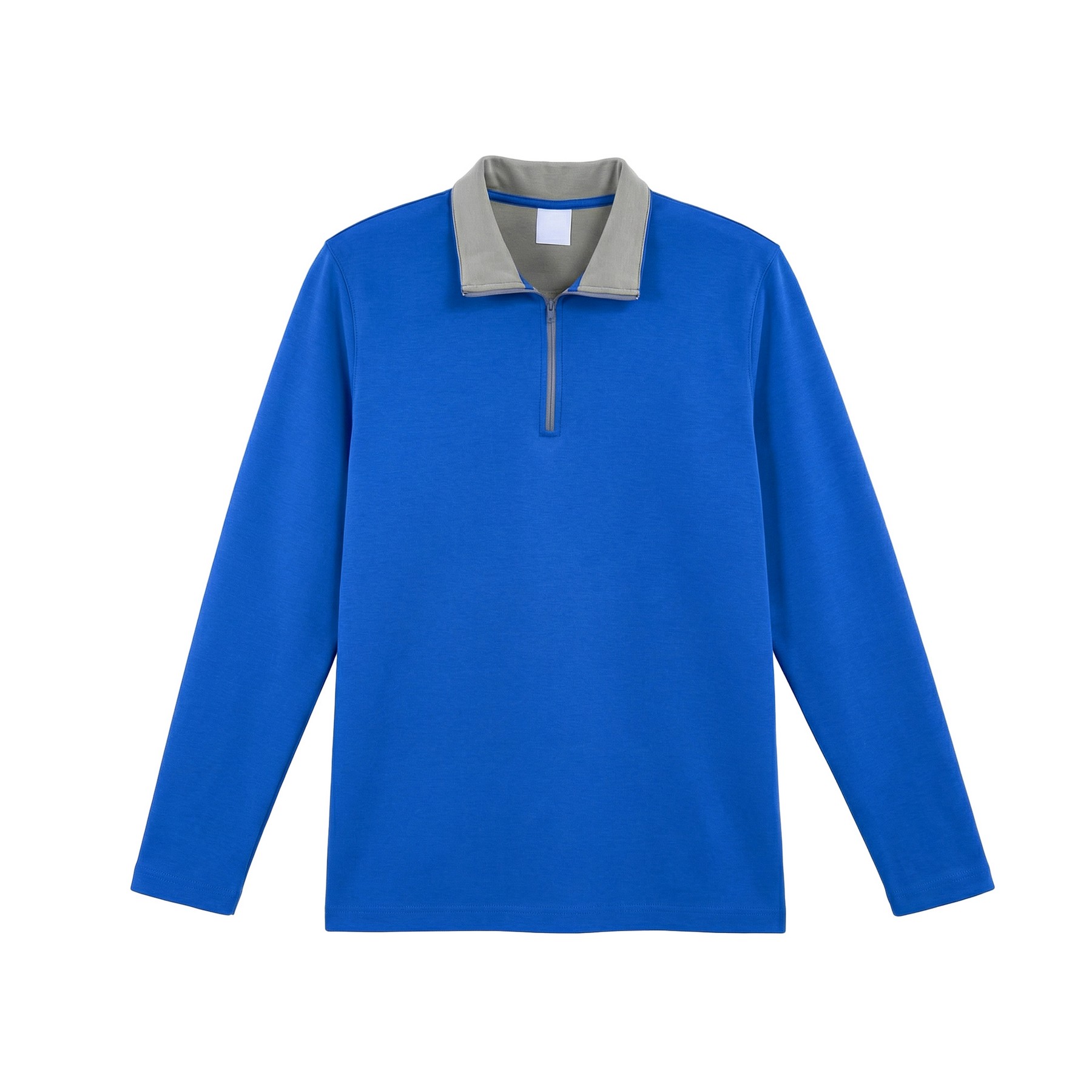 Men's Cotton-Blend Quarter-Zip Pullover — view 2