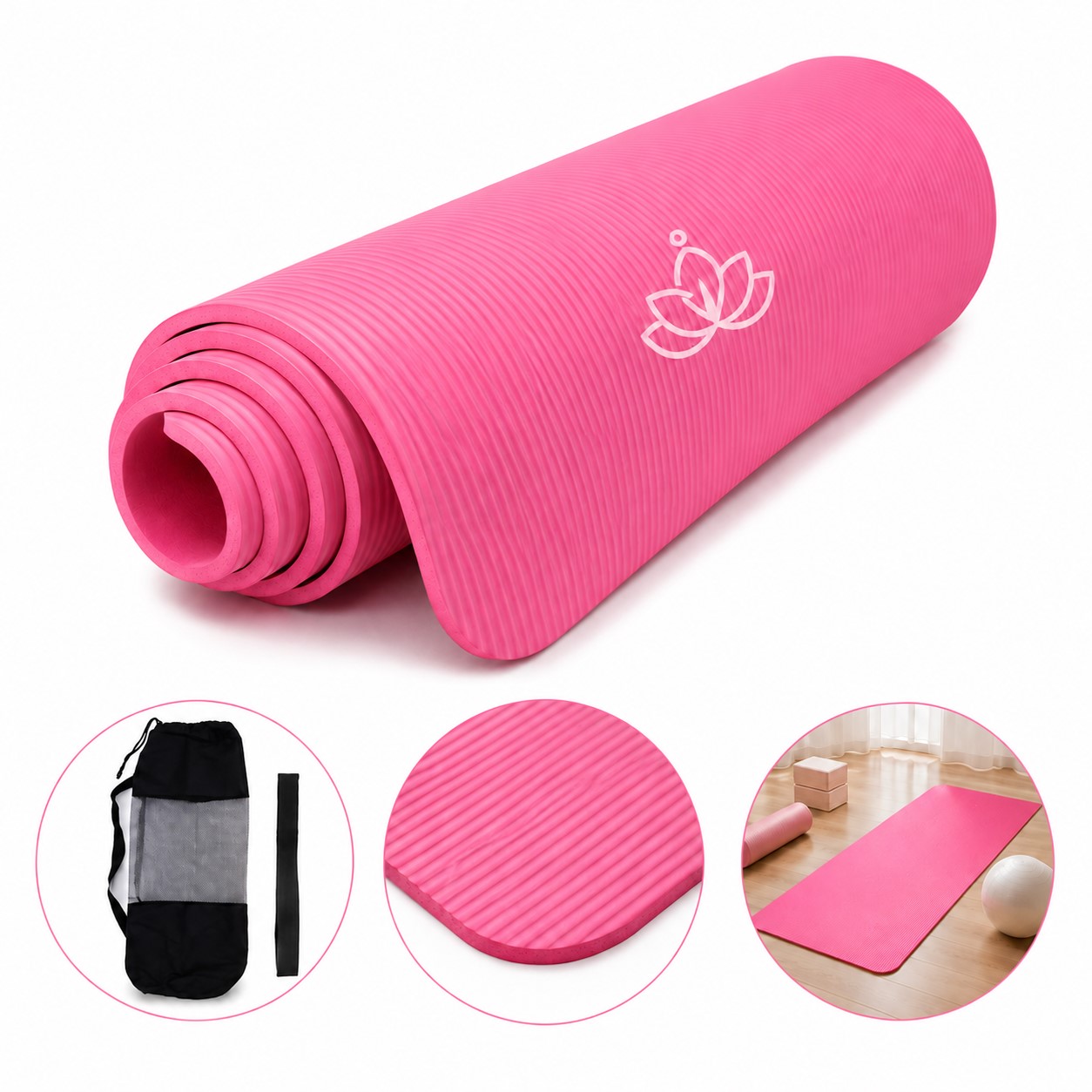 Thick NBR Non Slip Yoga Mat