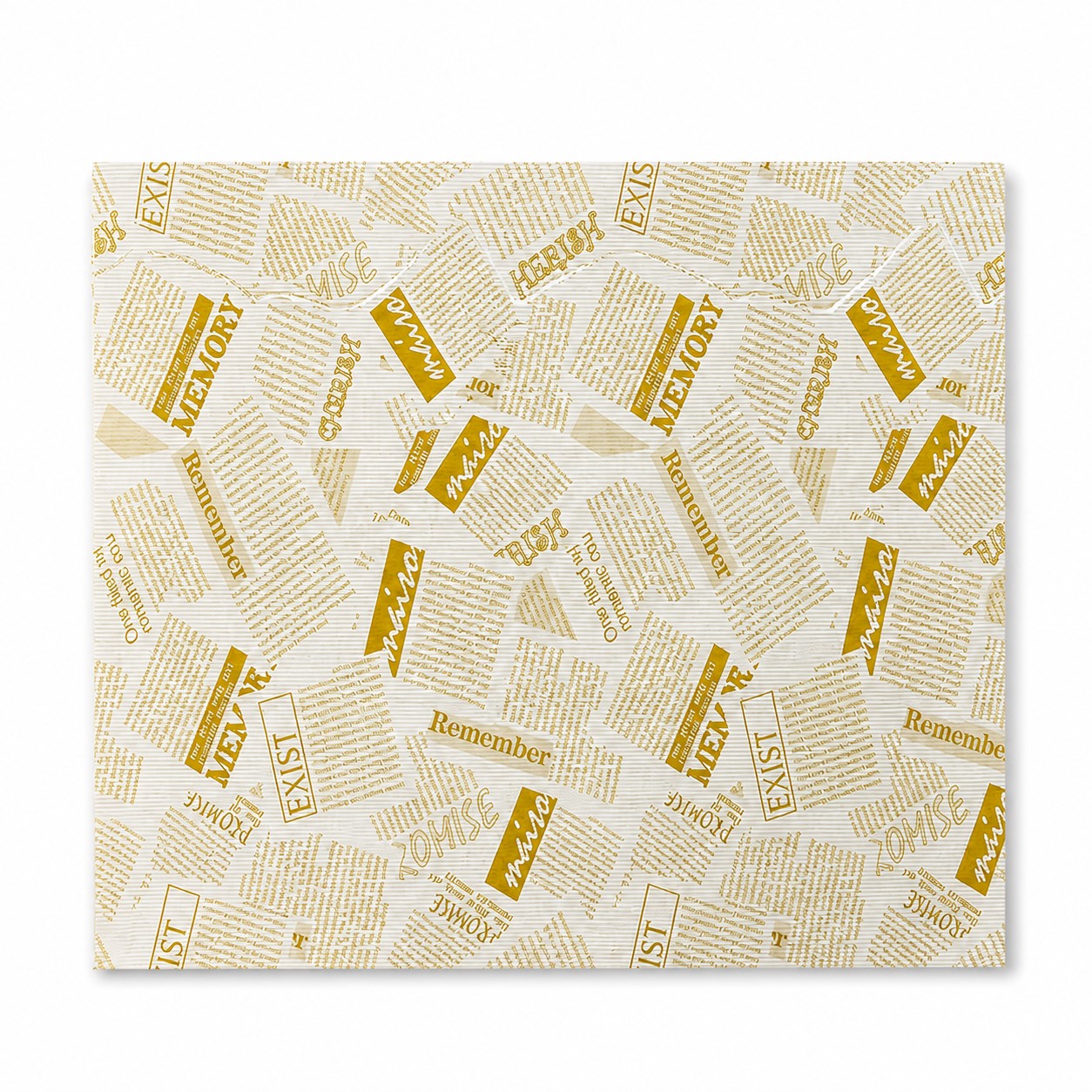 Square Deli Wax Paper Sheets — Gold