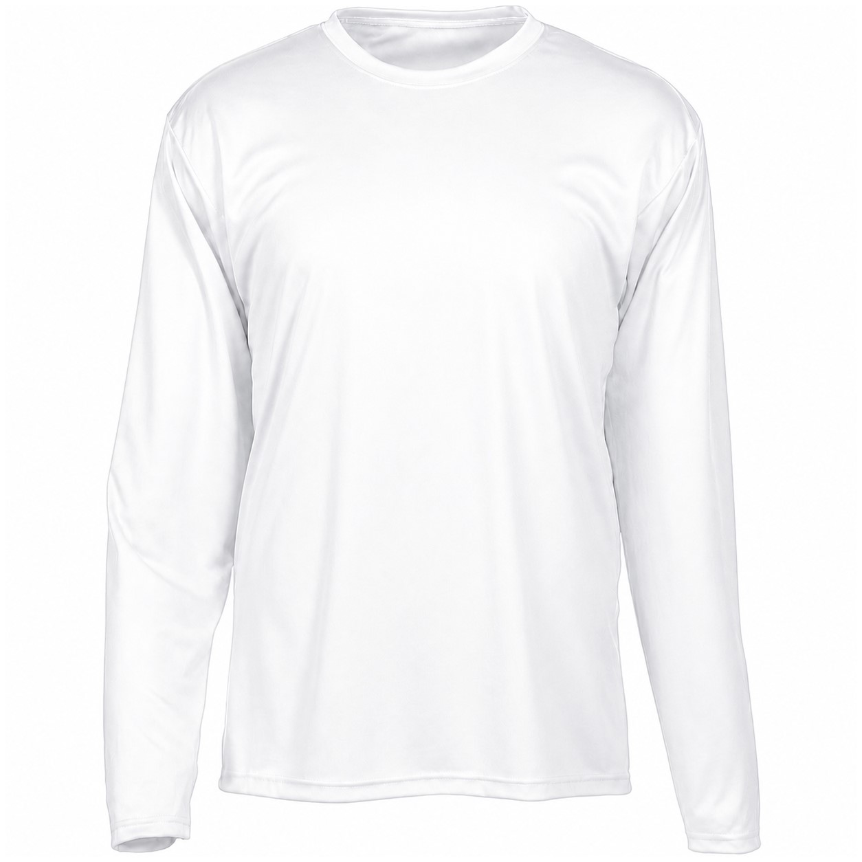 Recycled Polyester Cooling Tee — White