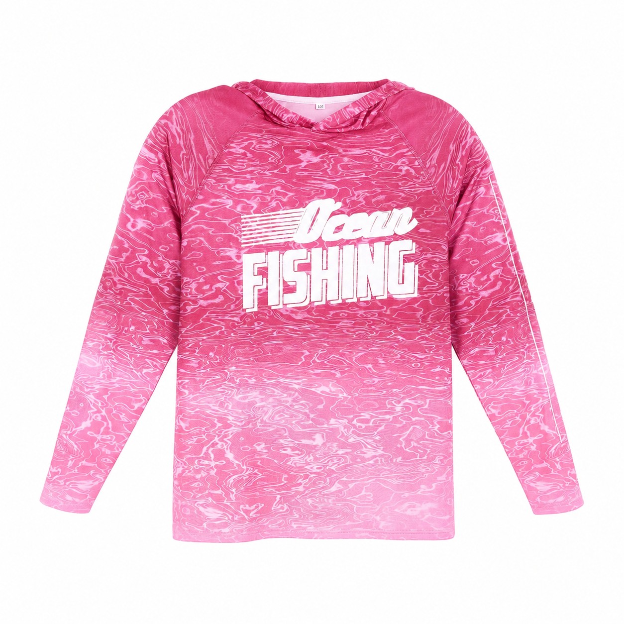 Fishing Sun Hoodie — Pink
