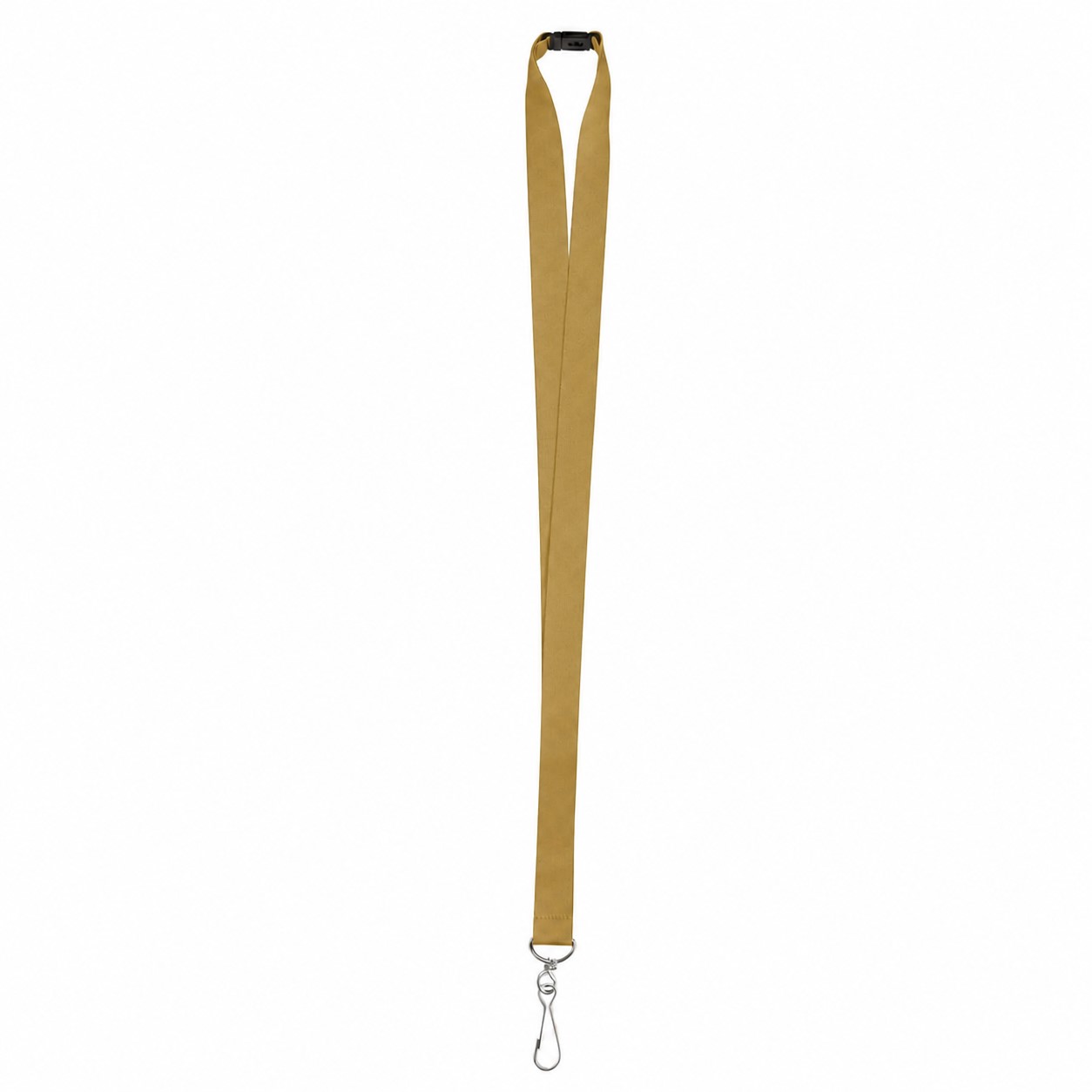 Polyester J Hook Breakaway Lanyard — Bronze Gold