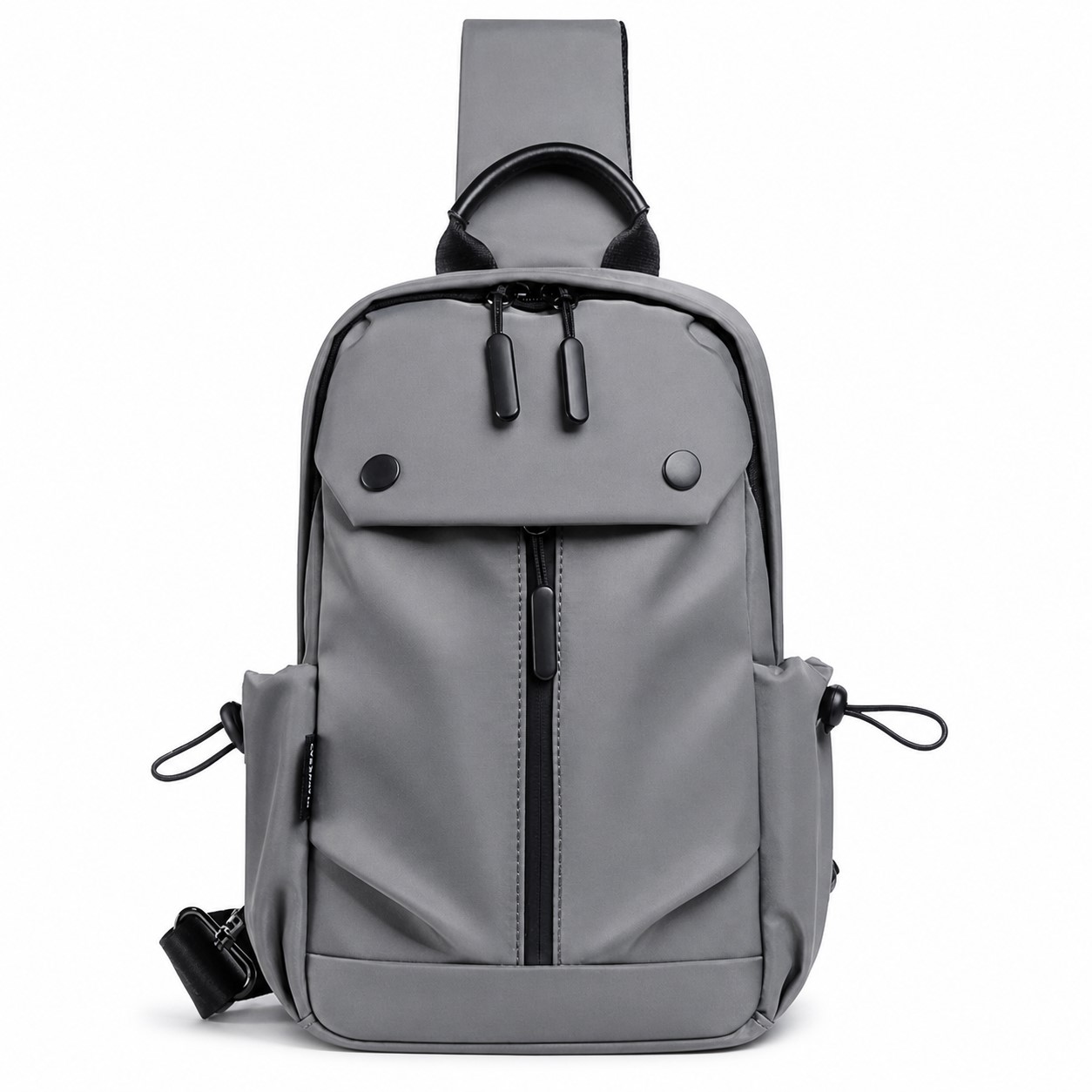 Urban Polyester Flap Sling Backpack — view 2