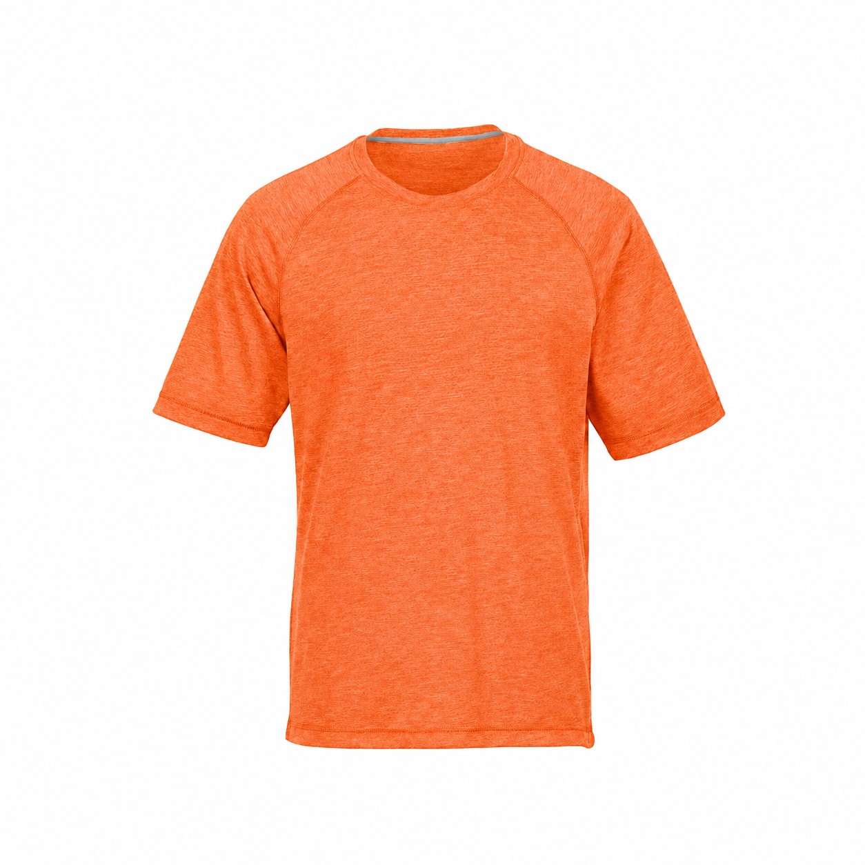 Men's Tri-Blend Moisture-Wicking Raglan T-Shirt — Orange