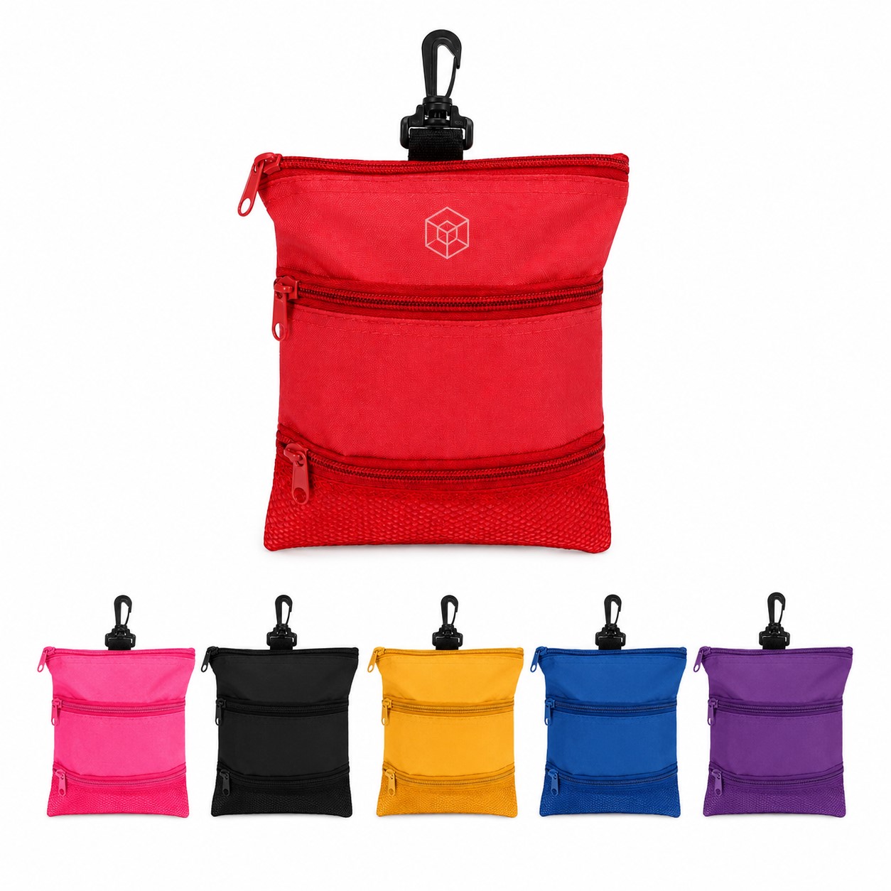 Nylon Golf Polo With Triple Zipper Storage
